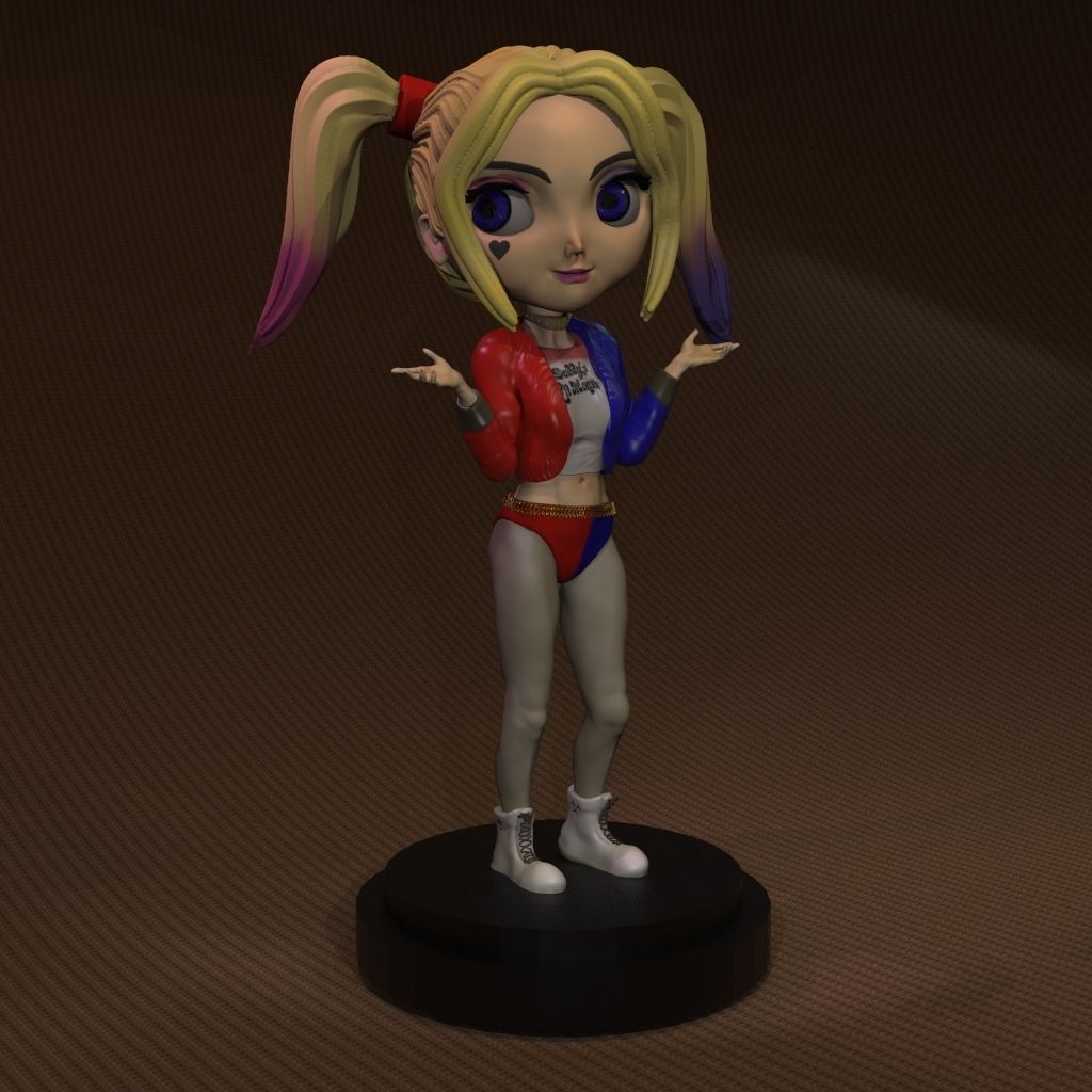 HARLEY QUINN 3D print model_3