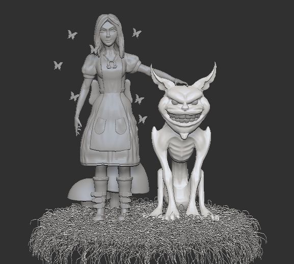 ALICE MADNESS RETURNS 3D print model_4