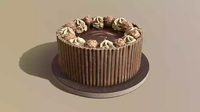 Ferrero Rocher Cigarillo Cake