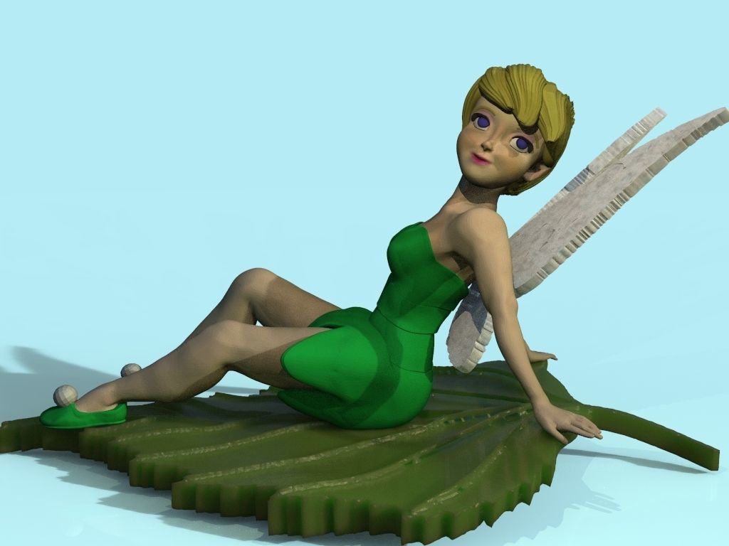 Tinker Bell 3D print model_2