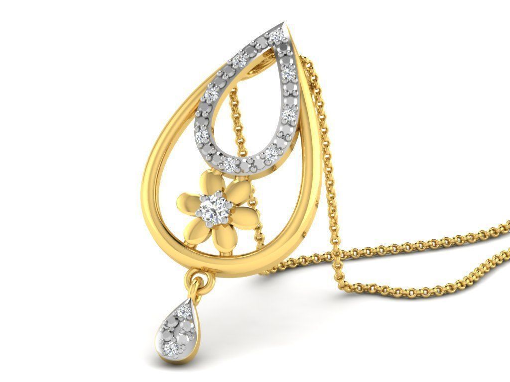 Diamond pendent 100 cad files  part 05 3D print model_51