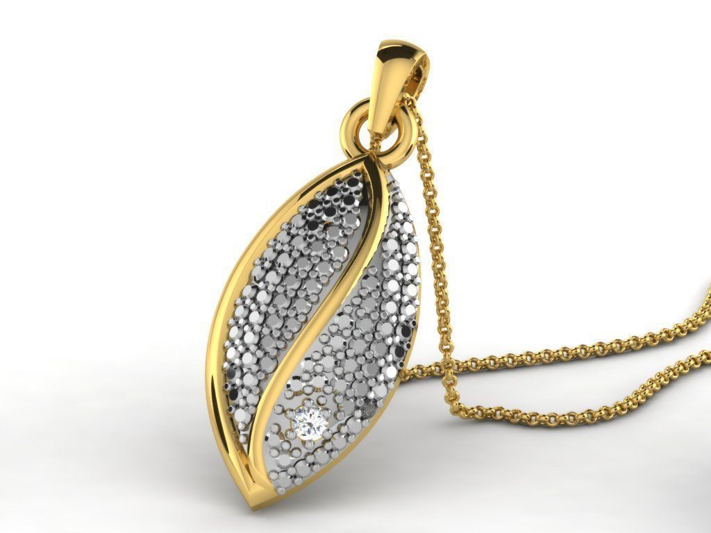 Diamond pendent 100 cad files  part 05 3D print model_41