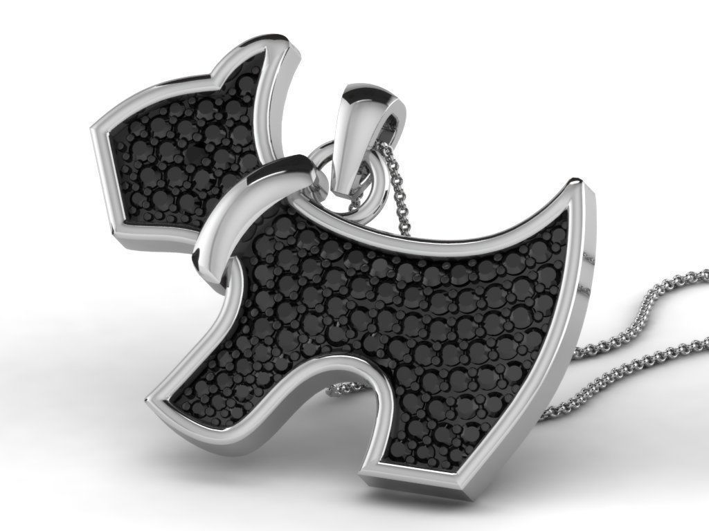 Diamond pendent 100 cad files  part 05 3D print model_14