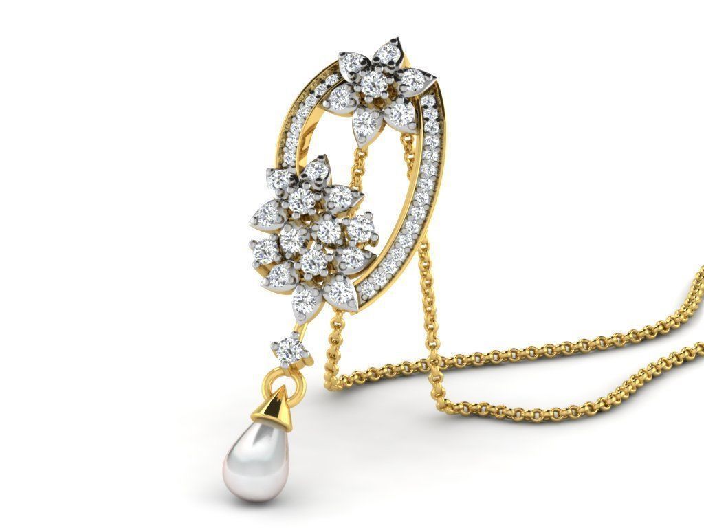 Diamond pendent 100 cad files  part 05 3D print model_57