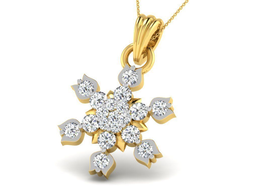 Diamond pendent 100 cad files  part 05 3D print model_70