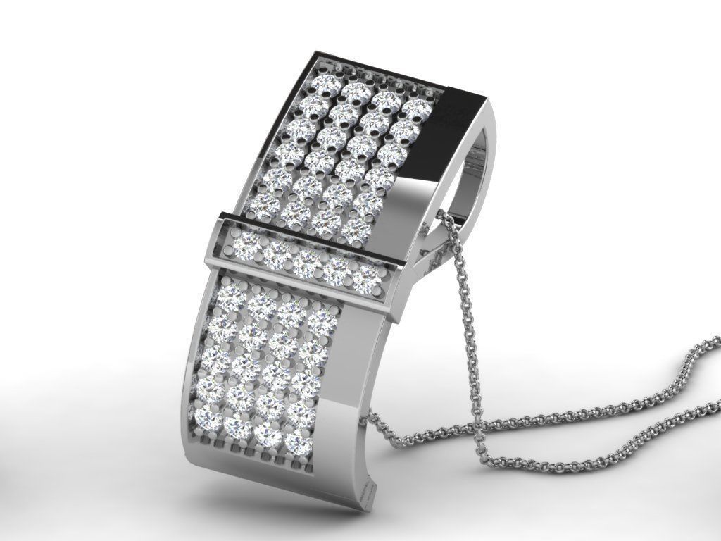 Diamond pendent 100 cad files  part 05 3D print model_24