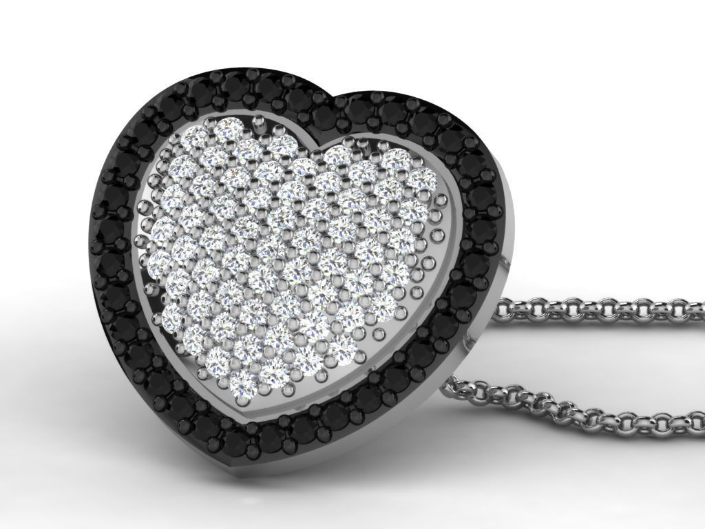 Diamond pendent 100 cad files  part 05 3D print model_27