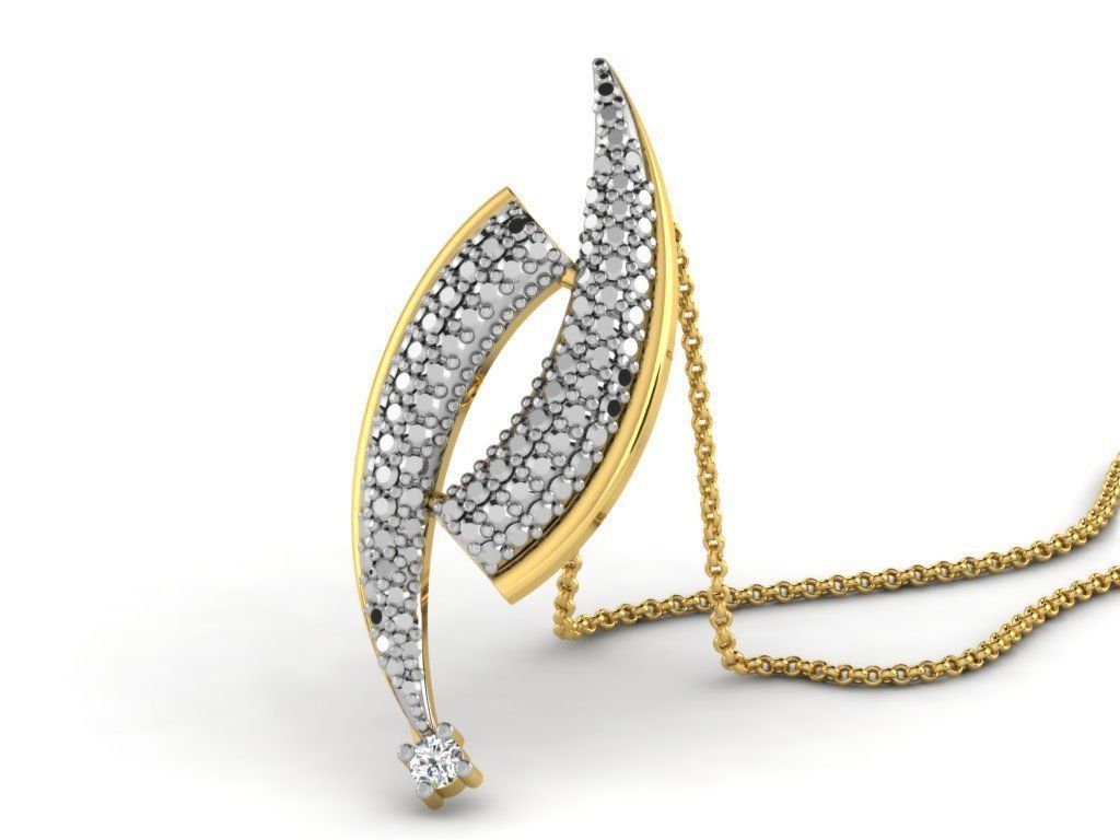 Diamond pendent 100 cad files  part 05 3D print model_63