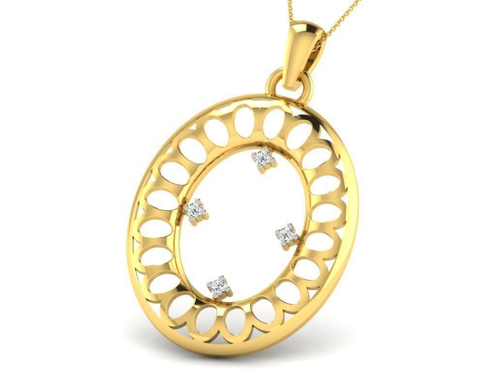 Diamond pendent 100 cad files  part 05 3D print model_59