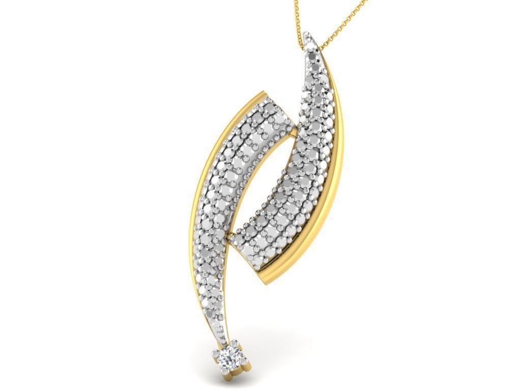 Diamond pendent 100 cad files  part 05 3D print model_38