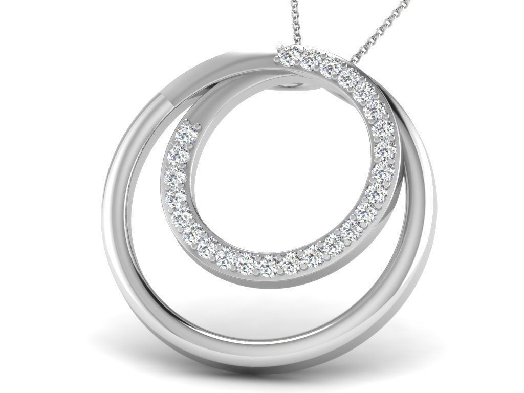 Diamond pendent 100 cad files  part 05 3D print model_4