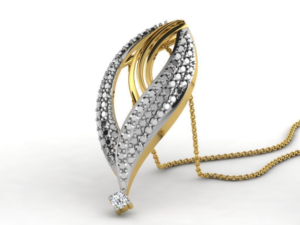 Diamond pendent 100 cad files  part 05 3D print model_43