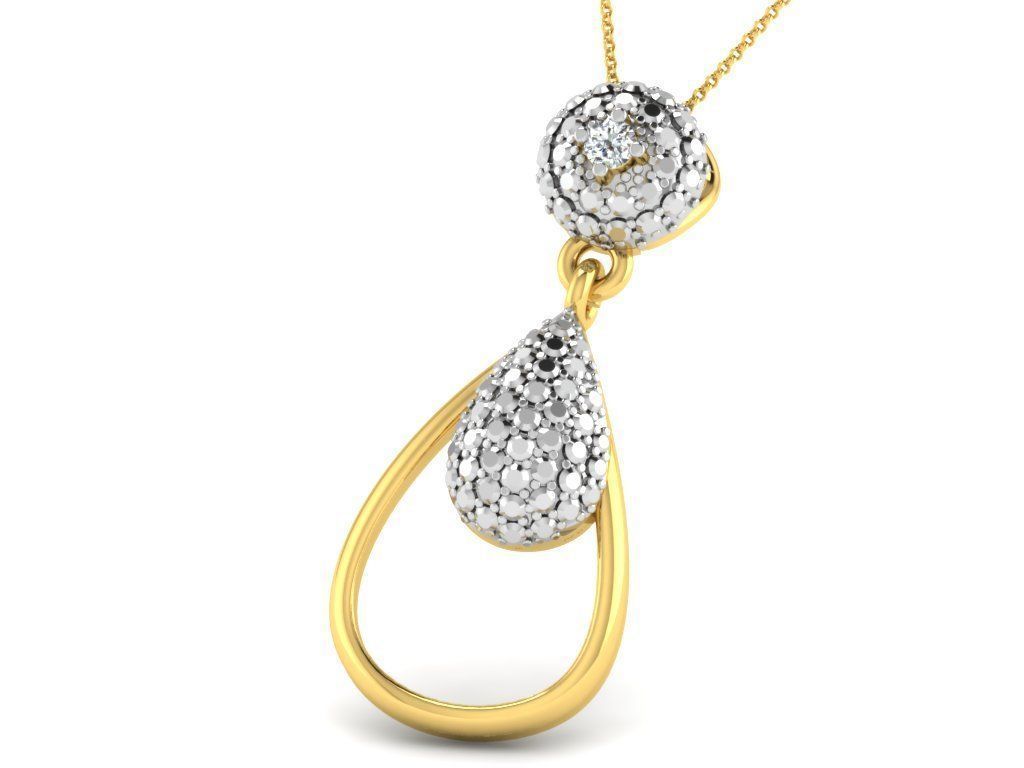 Diamond pendent 100 cad files  part 05 3D print model_35