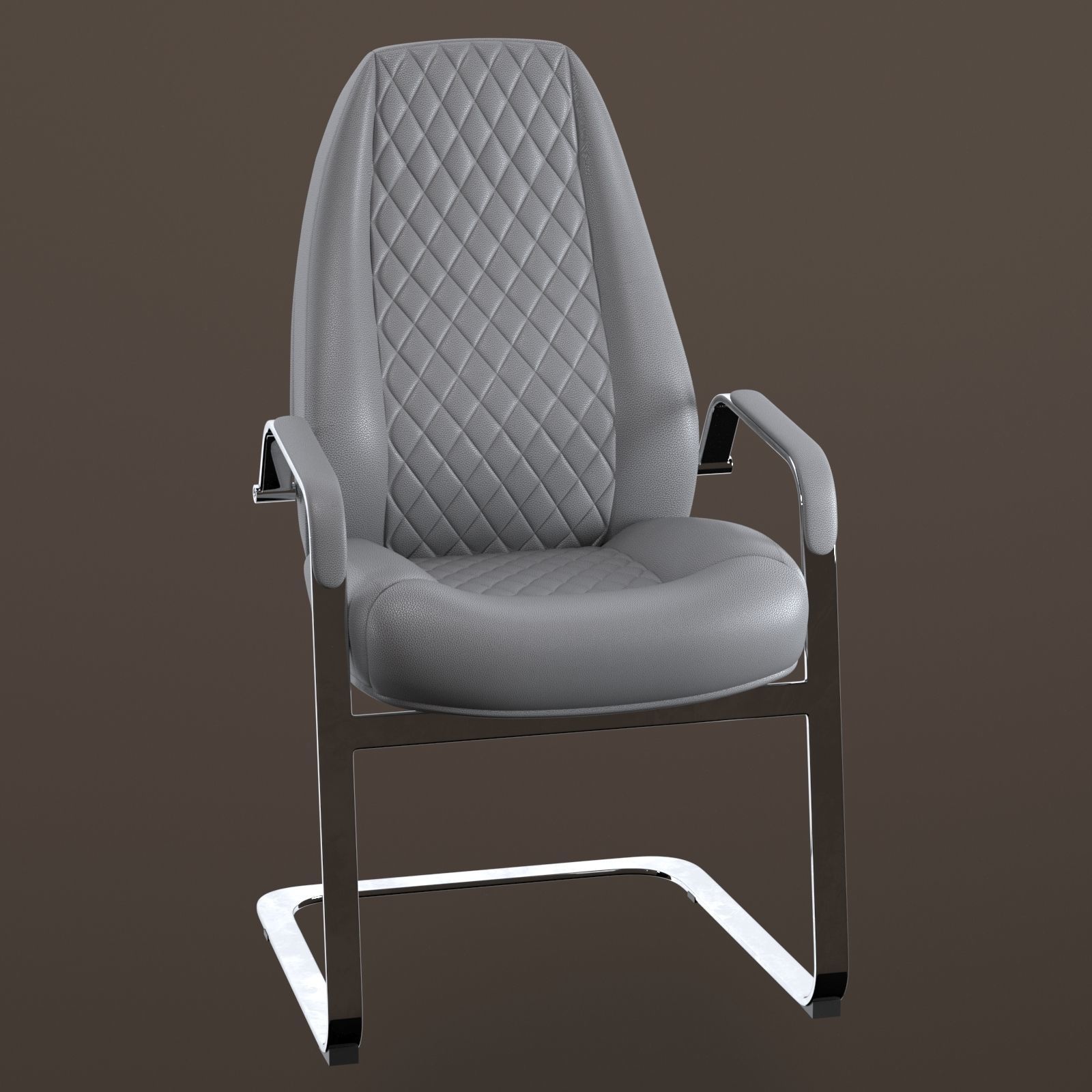 Office chair 3D model_2