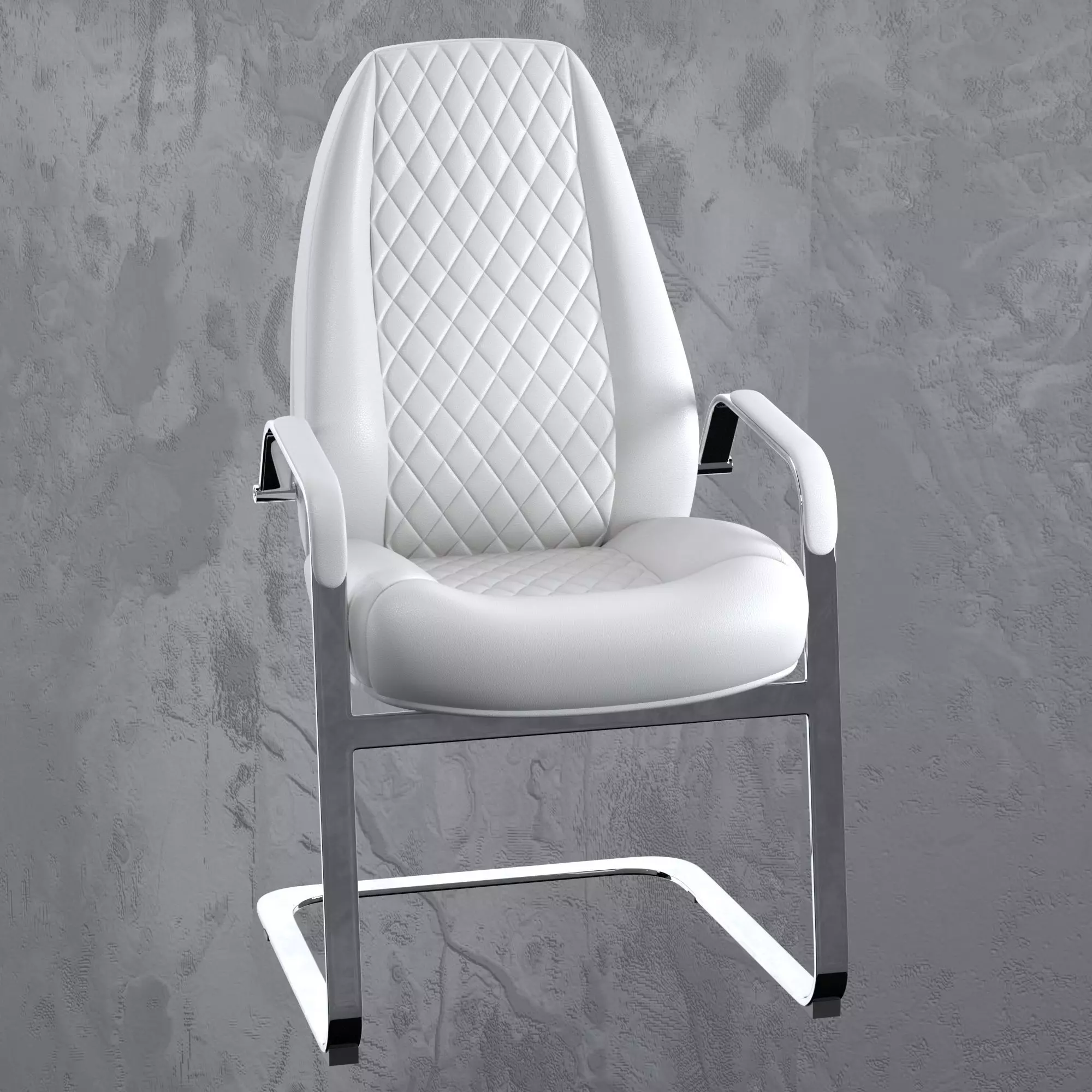 Office chair 3D model_0