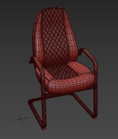Office chair 3D model_4