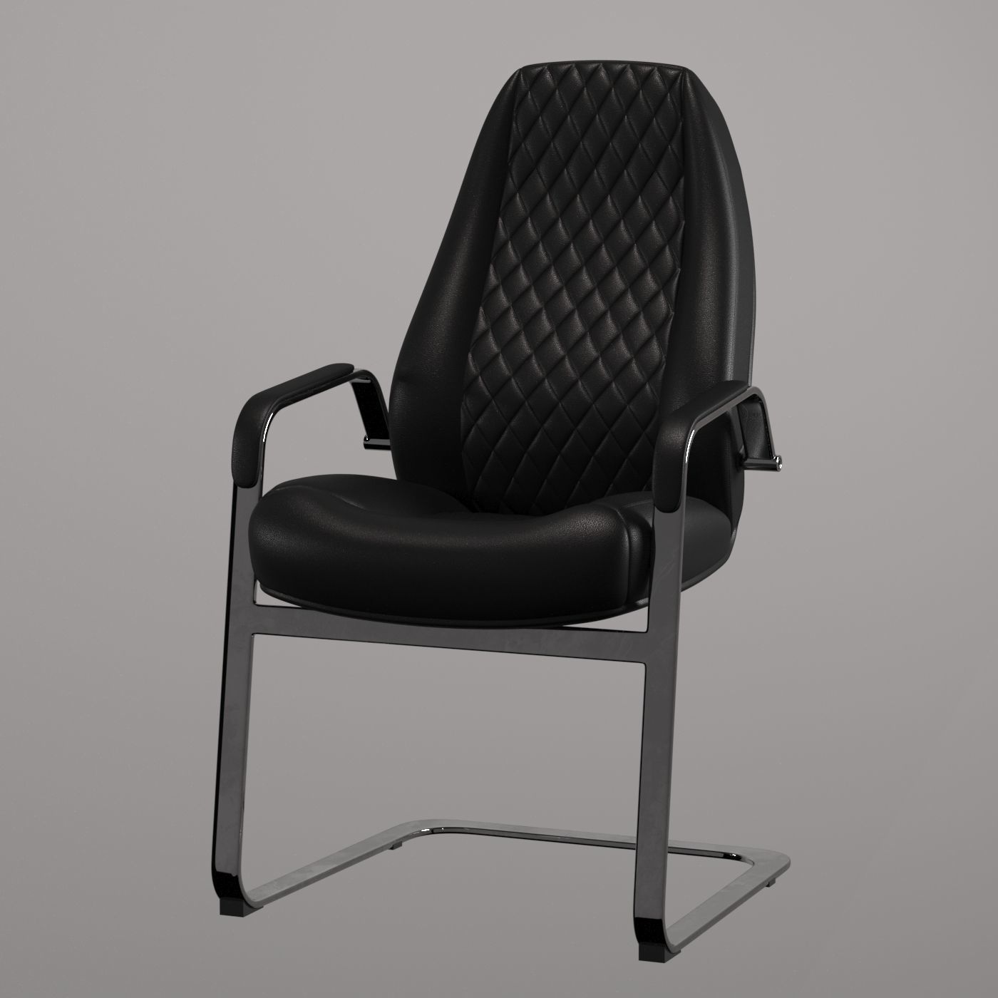Office chair 3D model_1