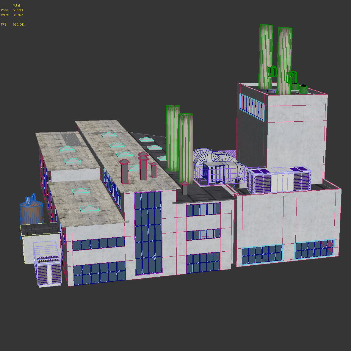 Factory 3D model_6