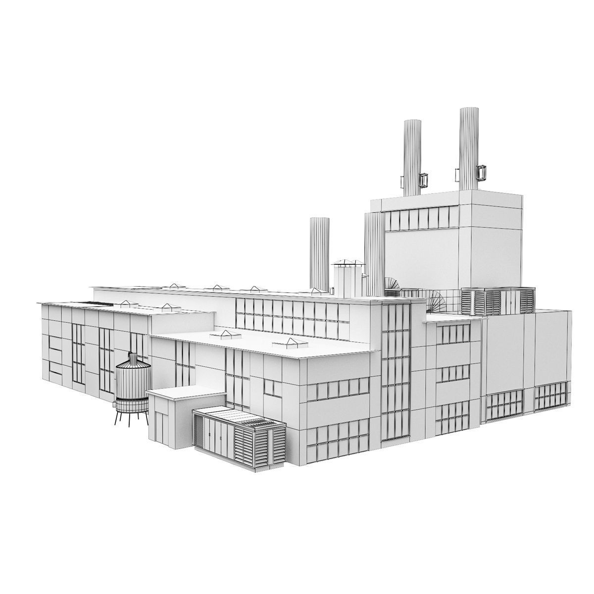 Factory 3D model_4