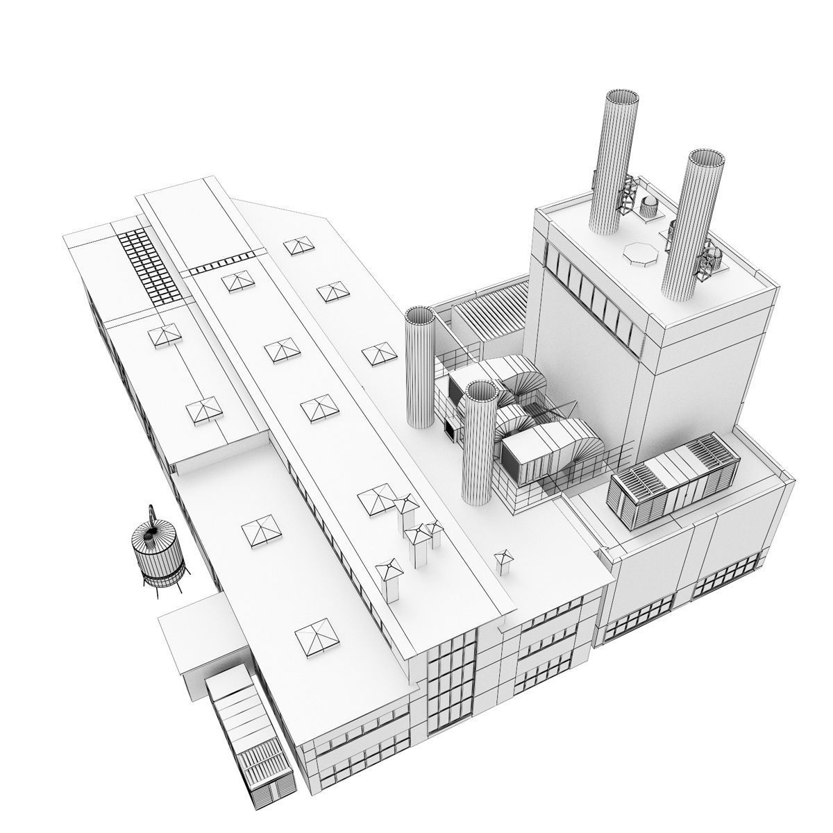 Factory 3D model_5