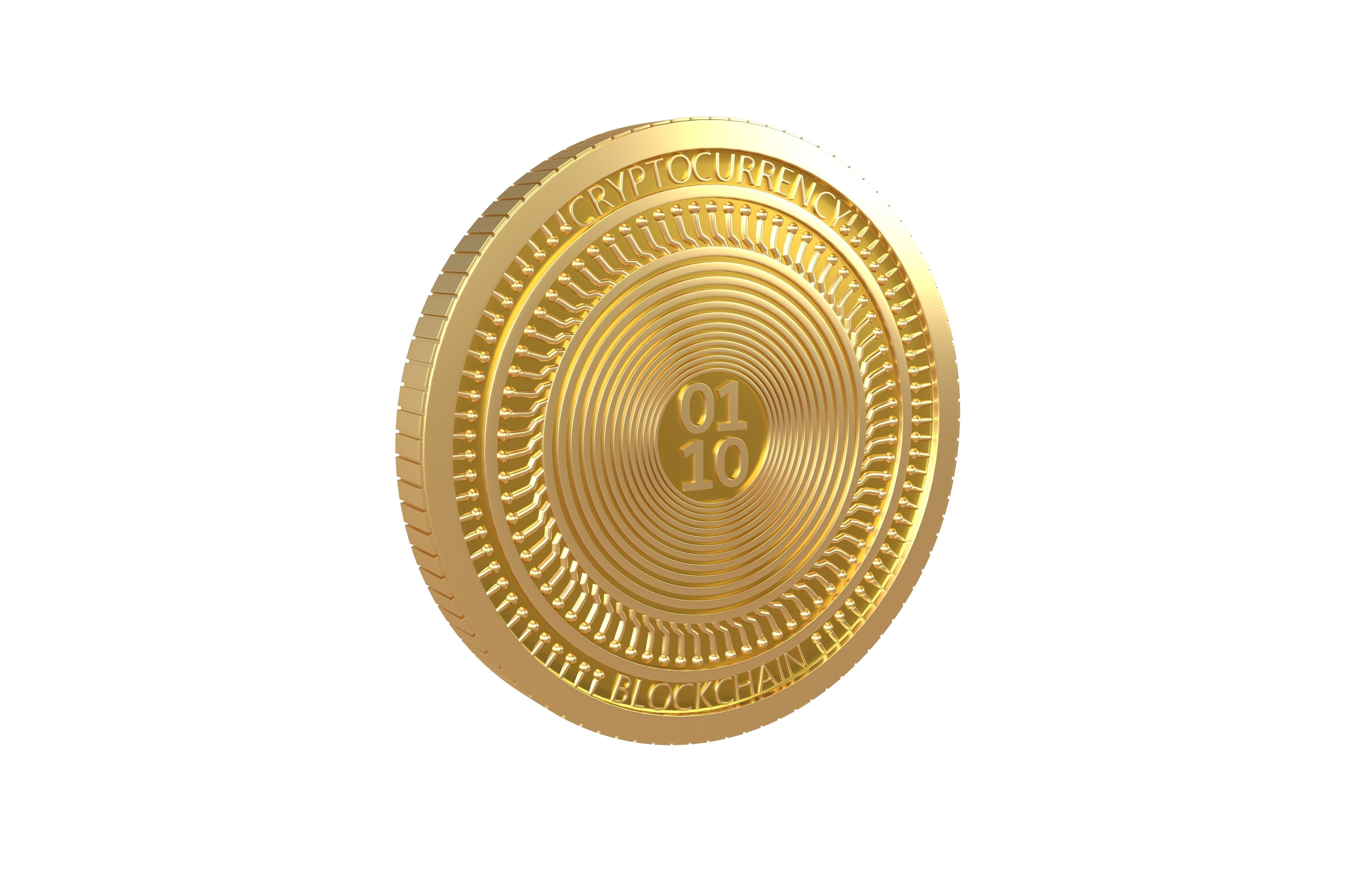 Avalanche Coin v6 001 3D model_5