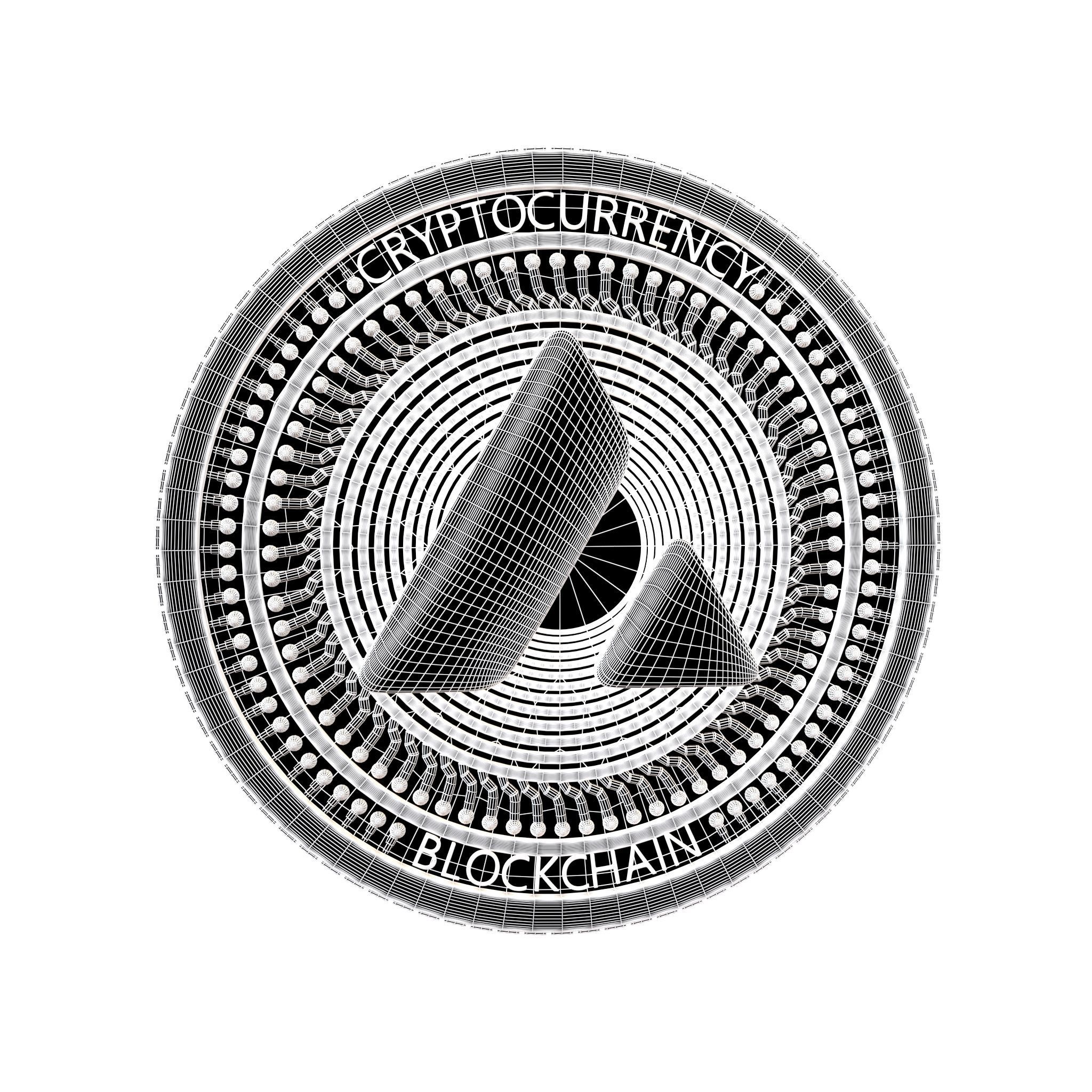 Avalanche Coin v6 001 3D model_8