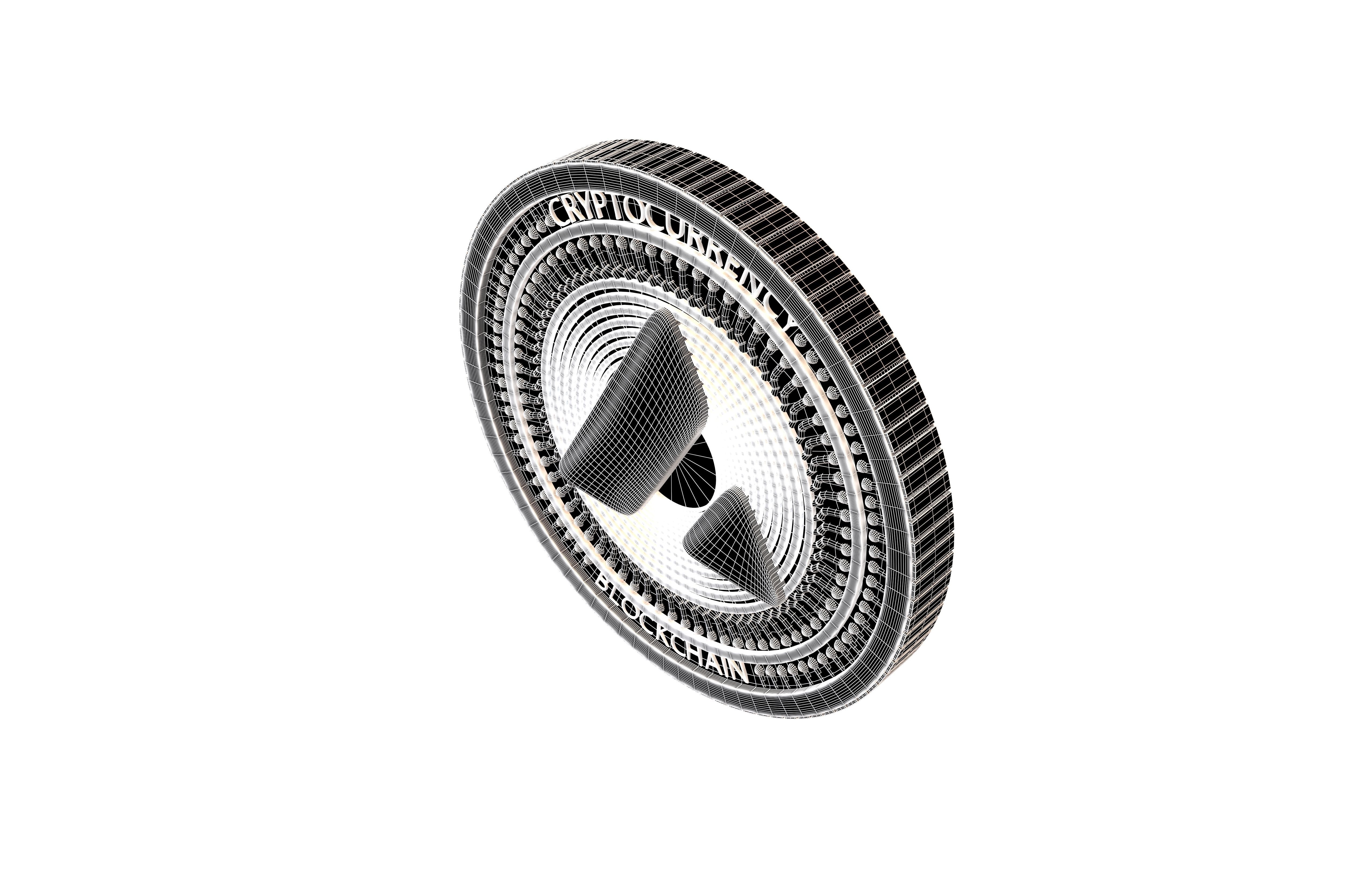 Avalanche Coin v6 001 3D model_9