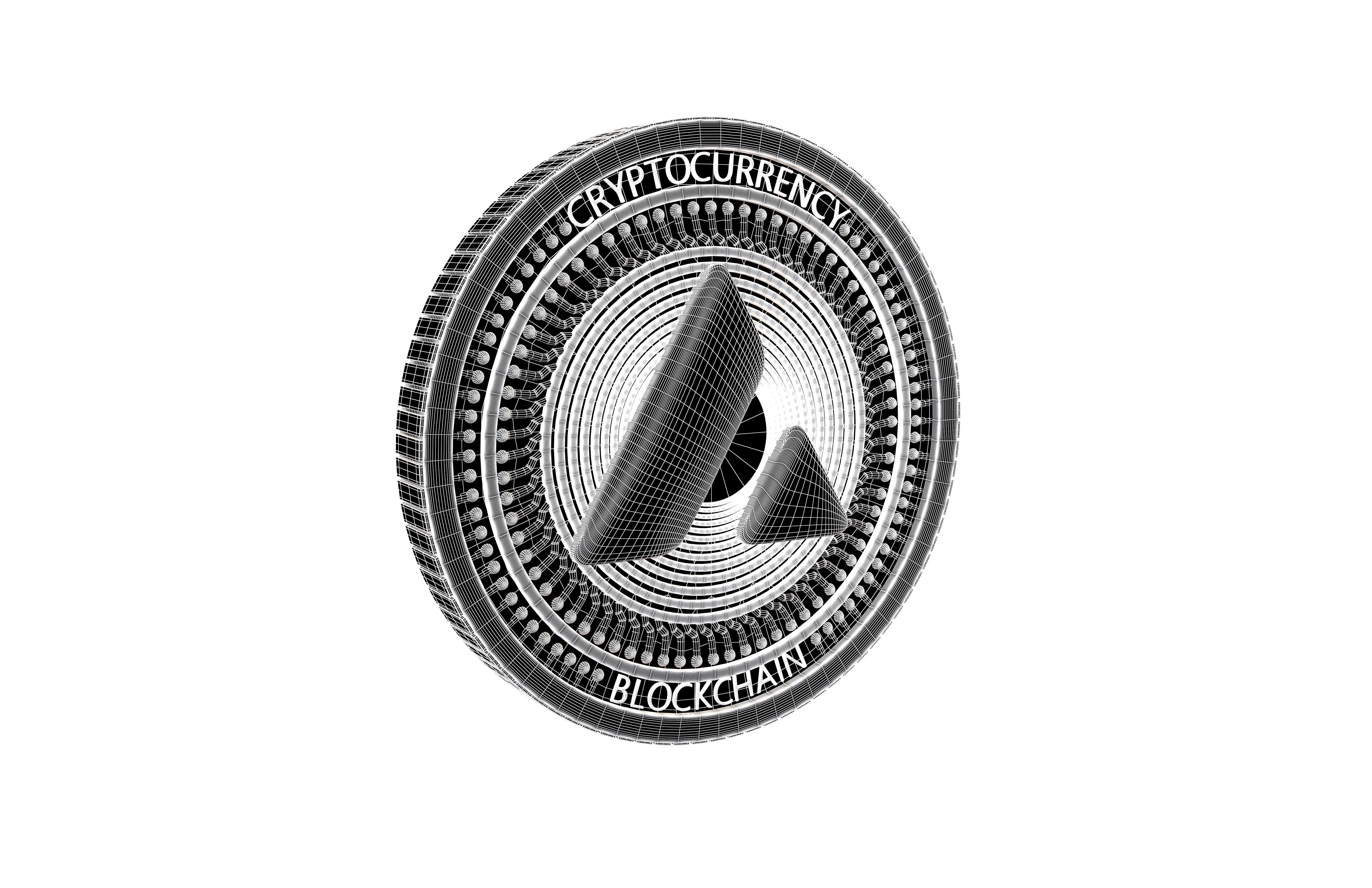 Avalanche Coin v6 001 3D model_10