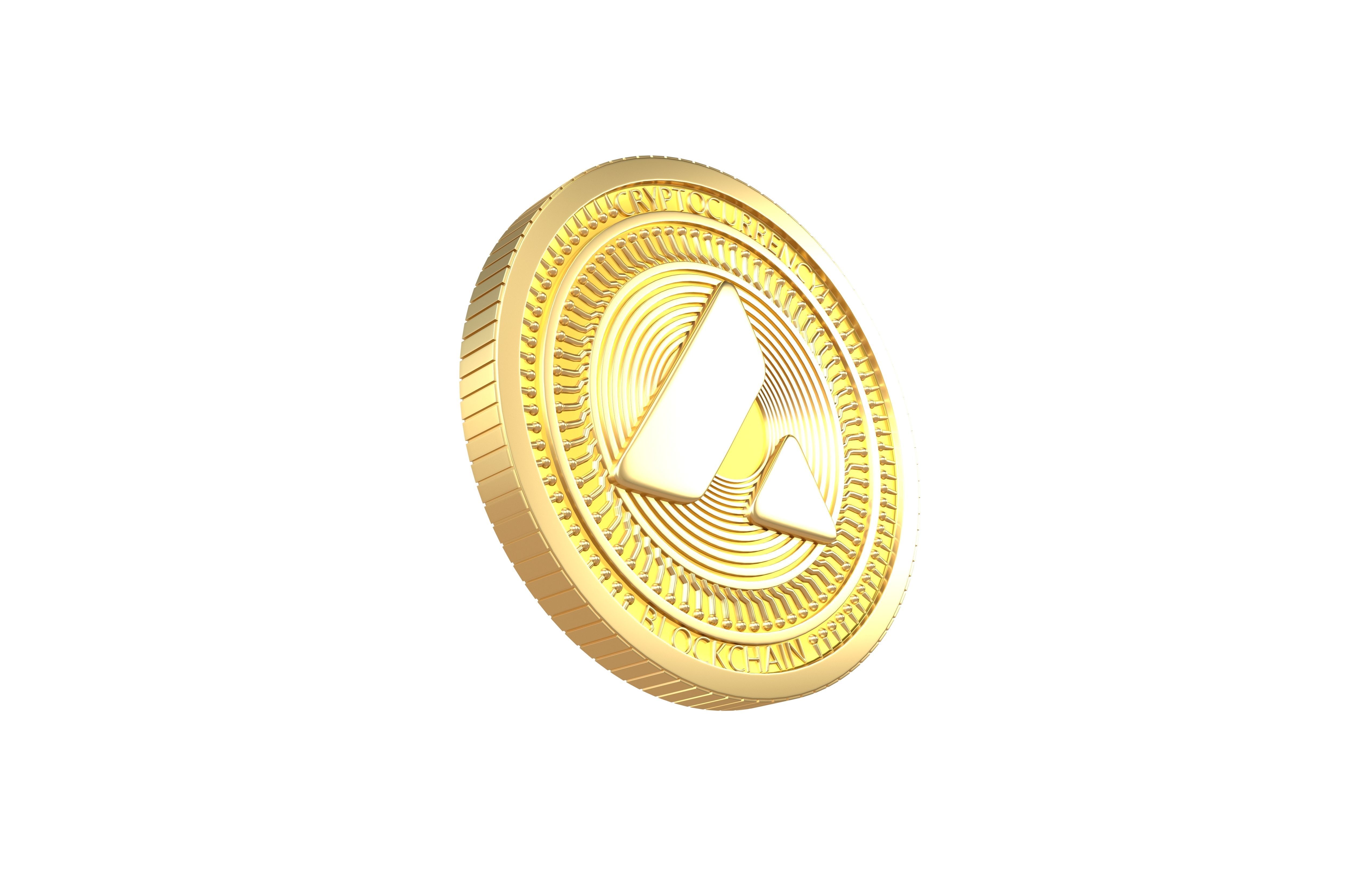 Avalanche Coin v6 001 3D model_3