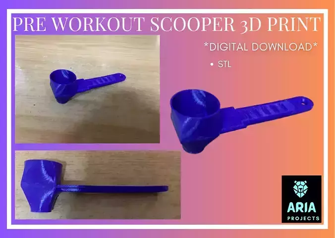 Pre Workout Scoop 3D print model