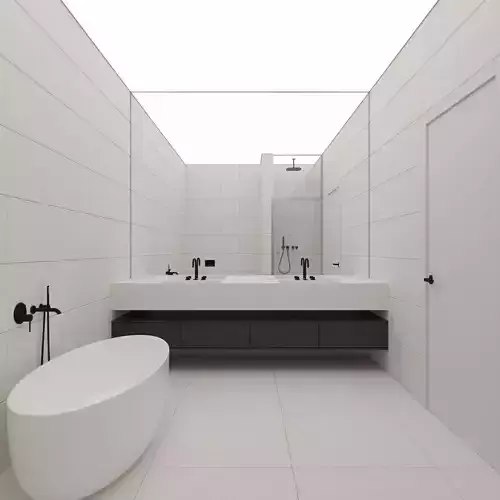 Atlas Master Bathroom Interior Design Scene 