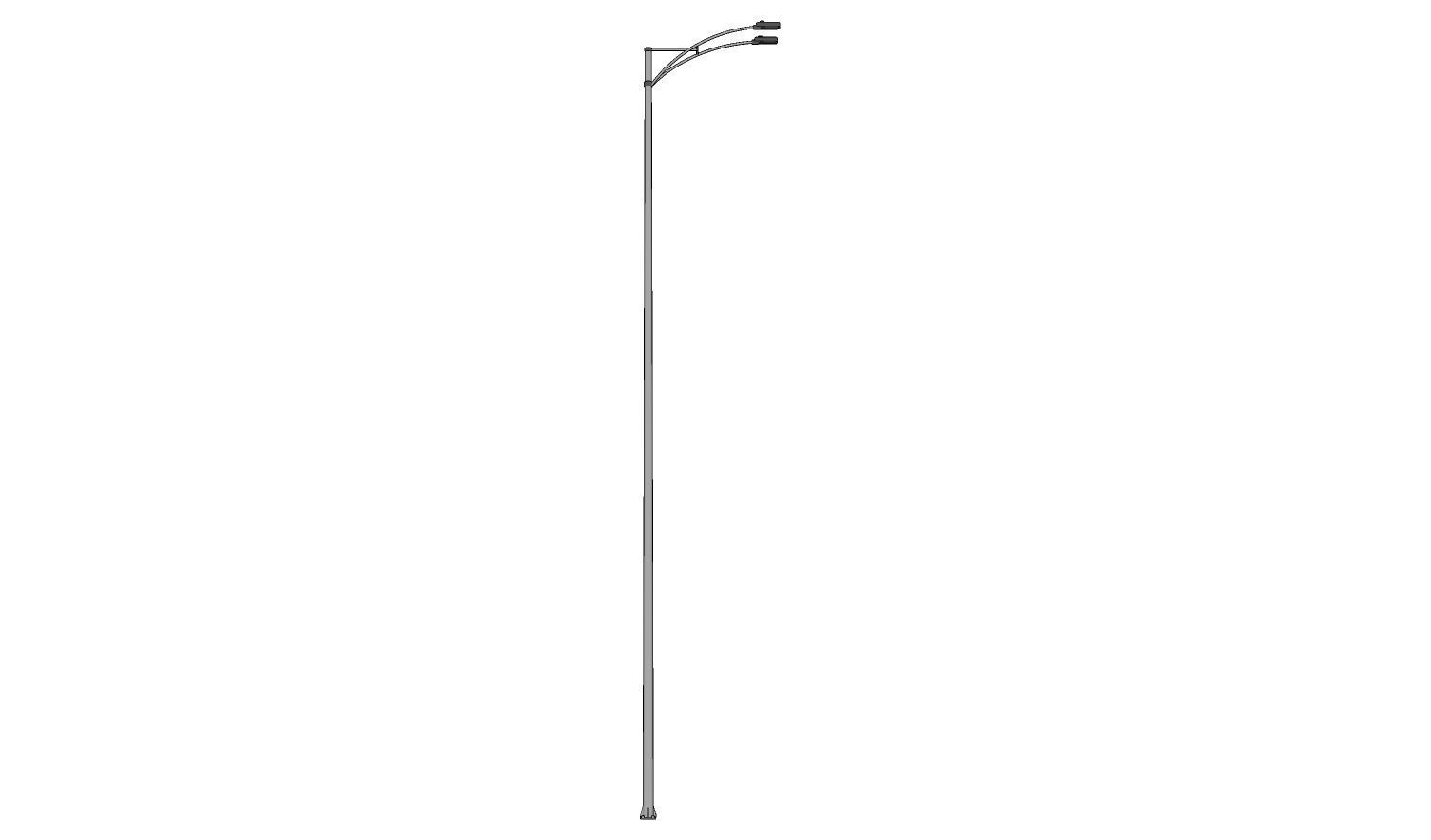 Lamp Post - Light Pole - Light Post - Street Light 26 3D model_3
