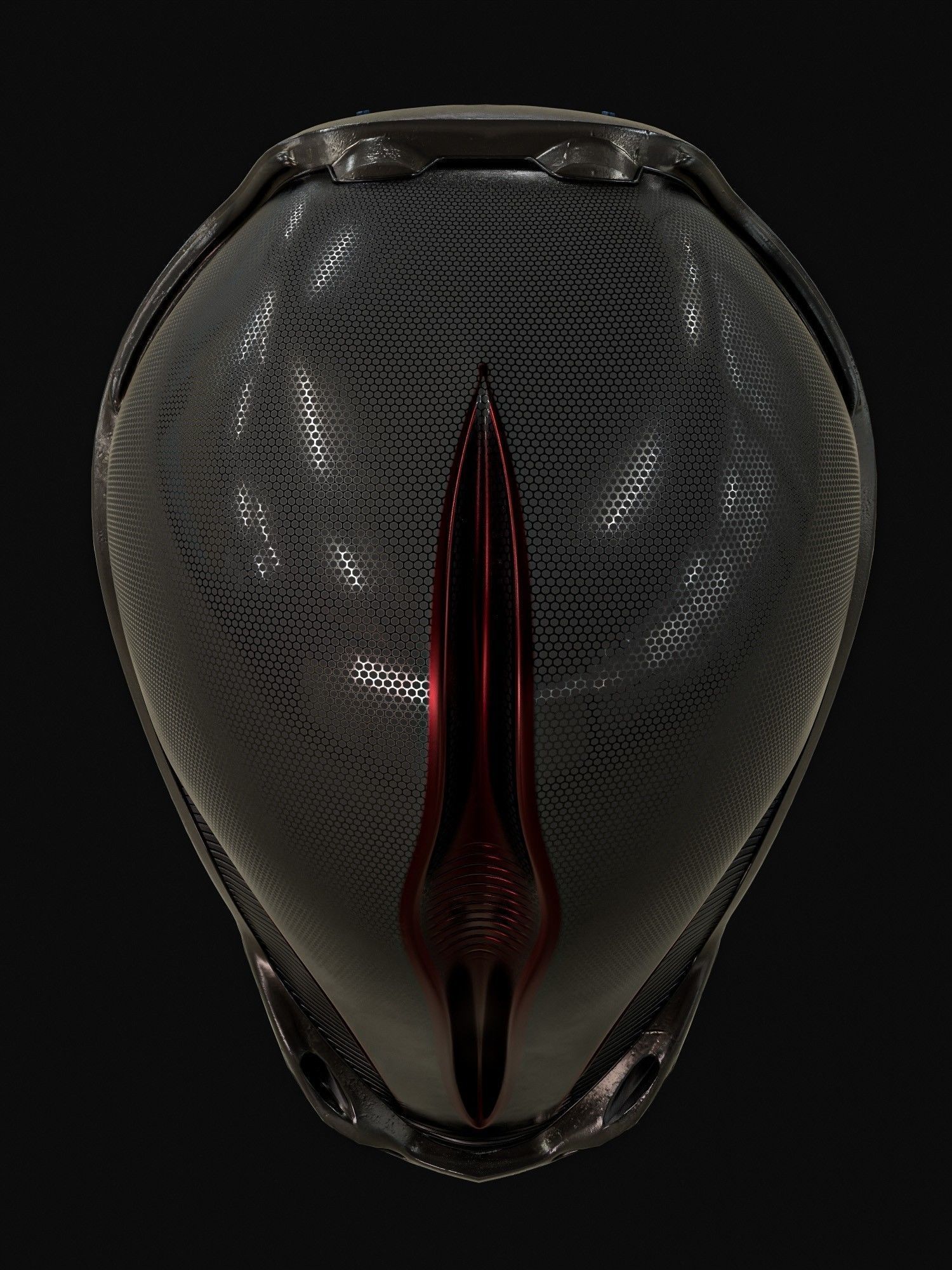 Sci-fi Helmet Low-poly 3D model_12