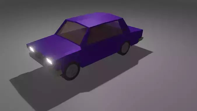 VAZ-2107 LowPoly car