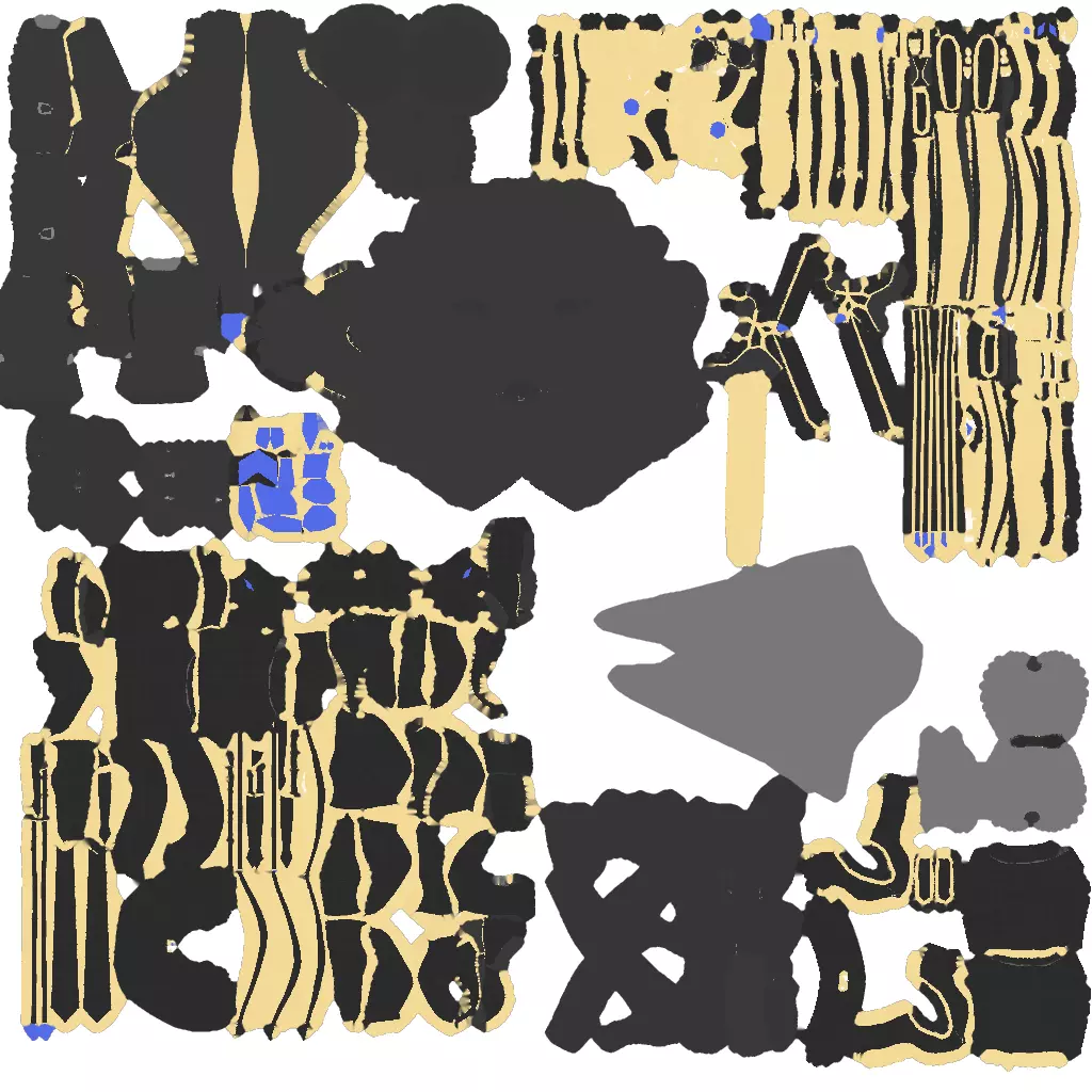 Witch  Low-poly 3D model_2