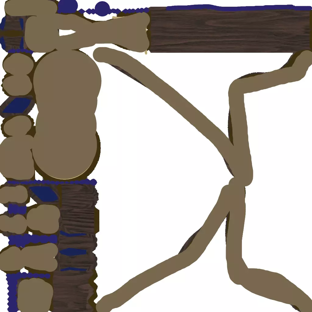 Witch  Low-poly 3D model_6