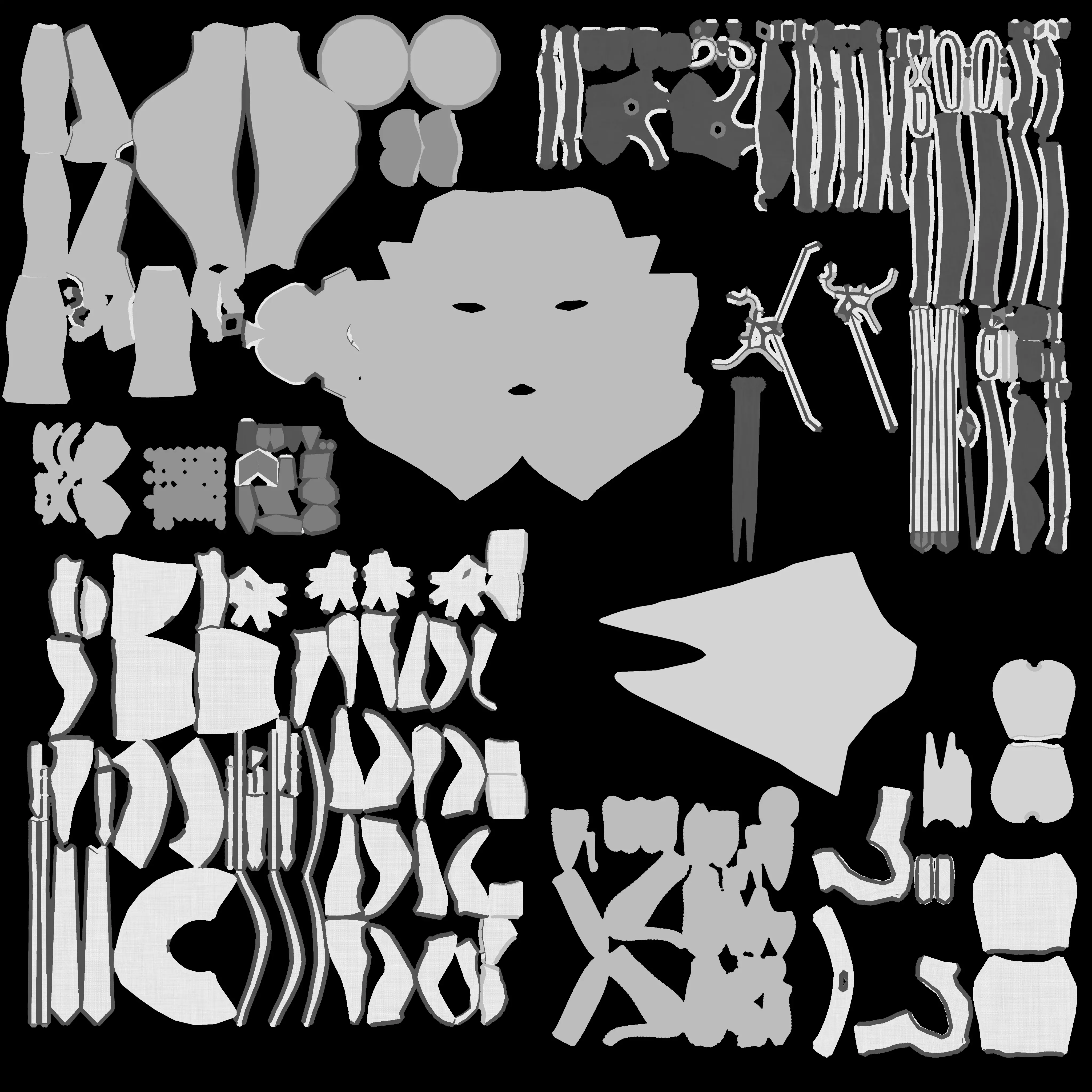 Witch  Low-poly 3D model_4