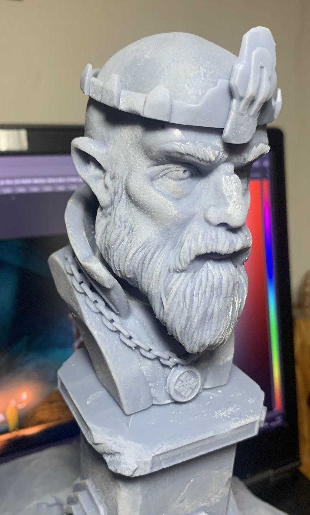 King of Old Halls - 3D Print model statue 3D print model_7