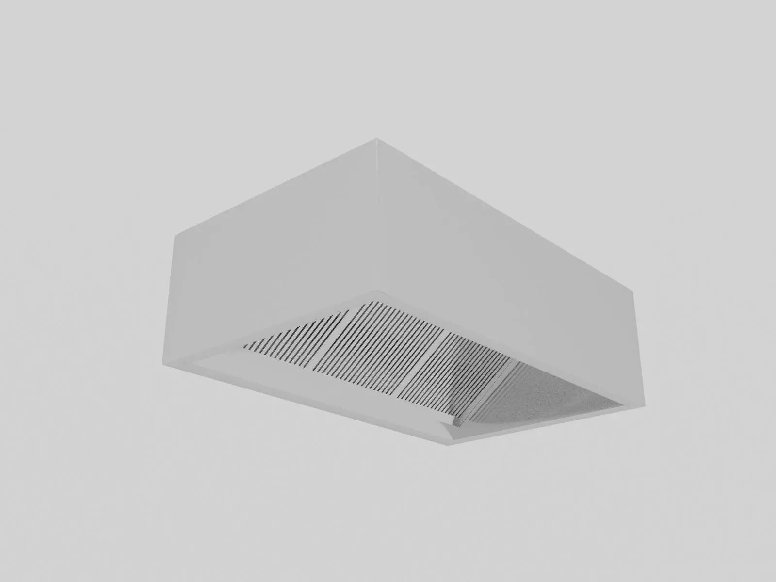 RESTAURANT GAS STOVE and KITCHEN HOOD Free 3D model