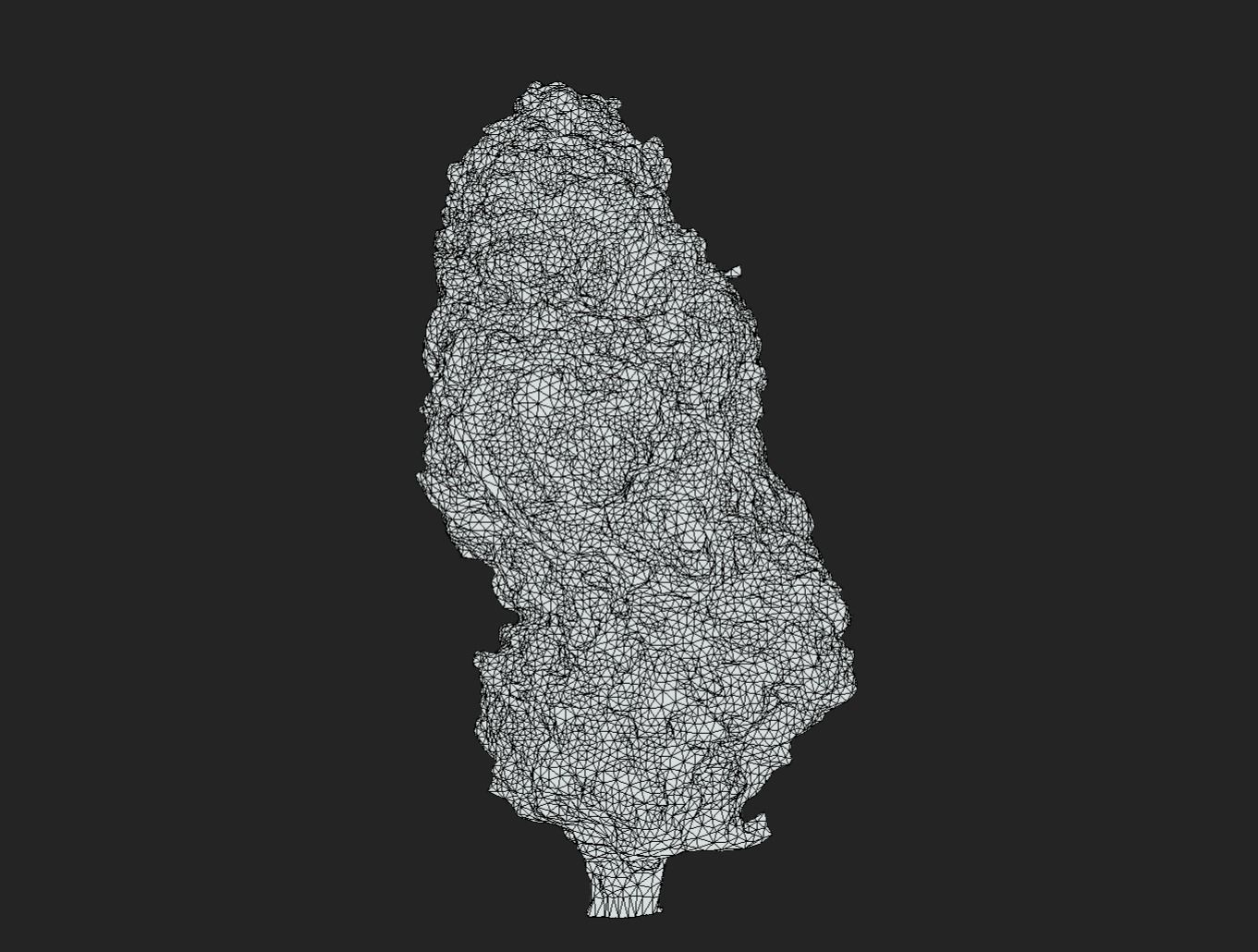 Cannabis Weed Bud Scan 2 Low-poly 3D model_3