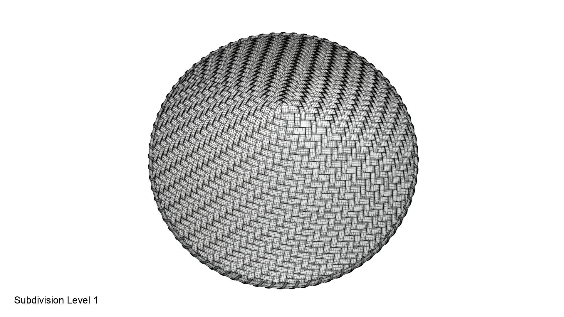 Asian bamboo hat 3D model_25