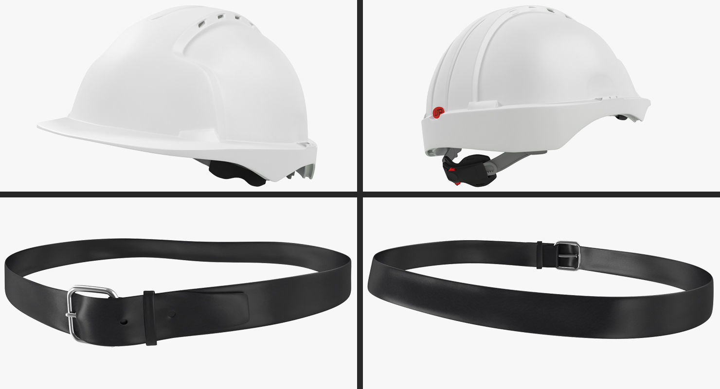 Construction Architect Uniform 3D model_10