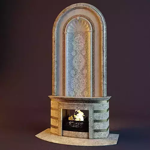 Oriental Fireplace 