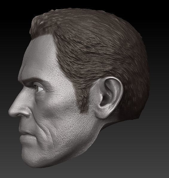 Head-Norman Osborn-Green Gooblin- MCU ver - Willem Dafoe 3D print model_3