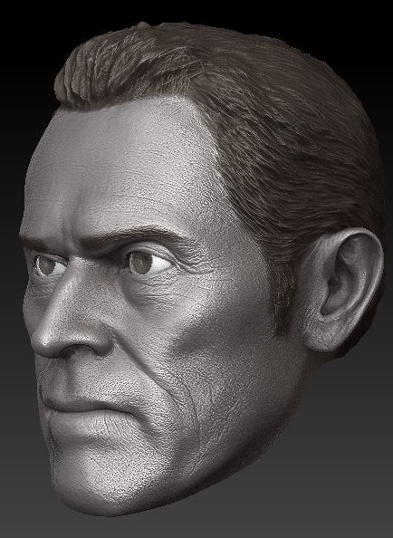 Head-Norman Osborn-Green Gooblin- MCU ver - Willem Dafoe 3D print model_2