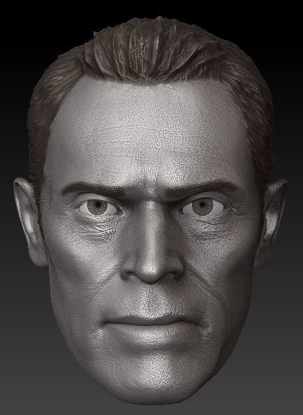 Head-Norman Osborn-Green Gooblin- MCU ver - Willem Dafoe 3D print model_1