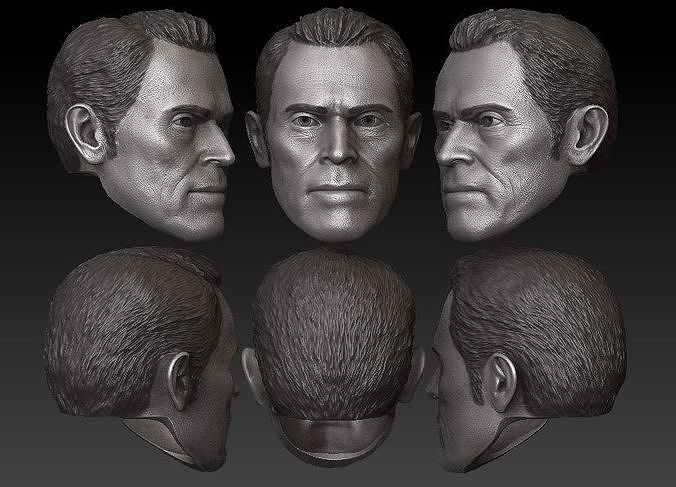 Head-Norman Osborn-Green Gooblin- MCU ver - Willem Dafoe 3D print model
