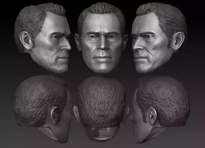 Head-Norman Osborn-Green Gooblin- MCU ver - Willem Dafoe 3D print model