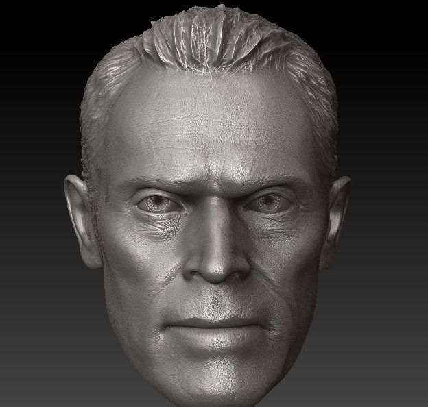 Head-Norman Osborn-Green Gooblin- MCU ver - Willem Dafoe 3D print model_6