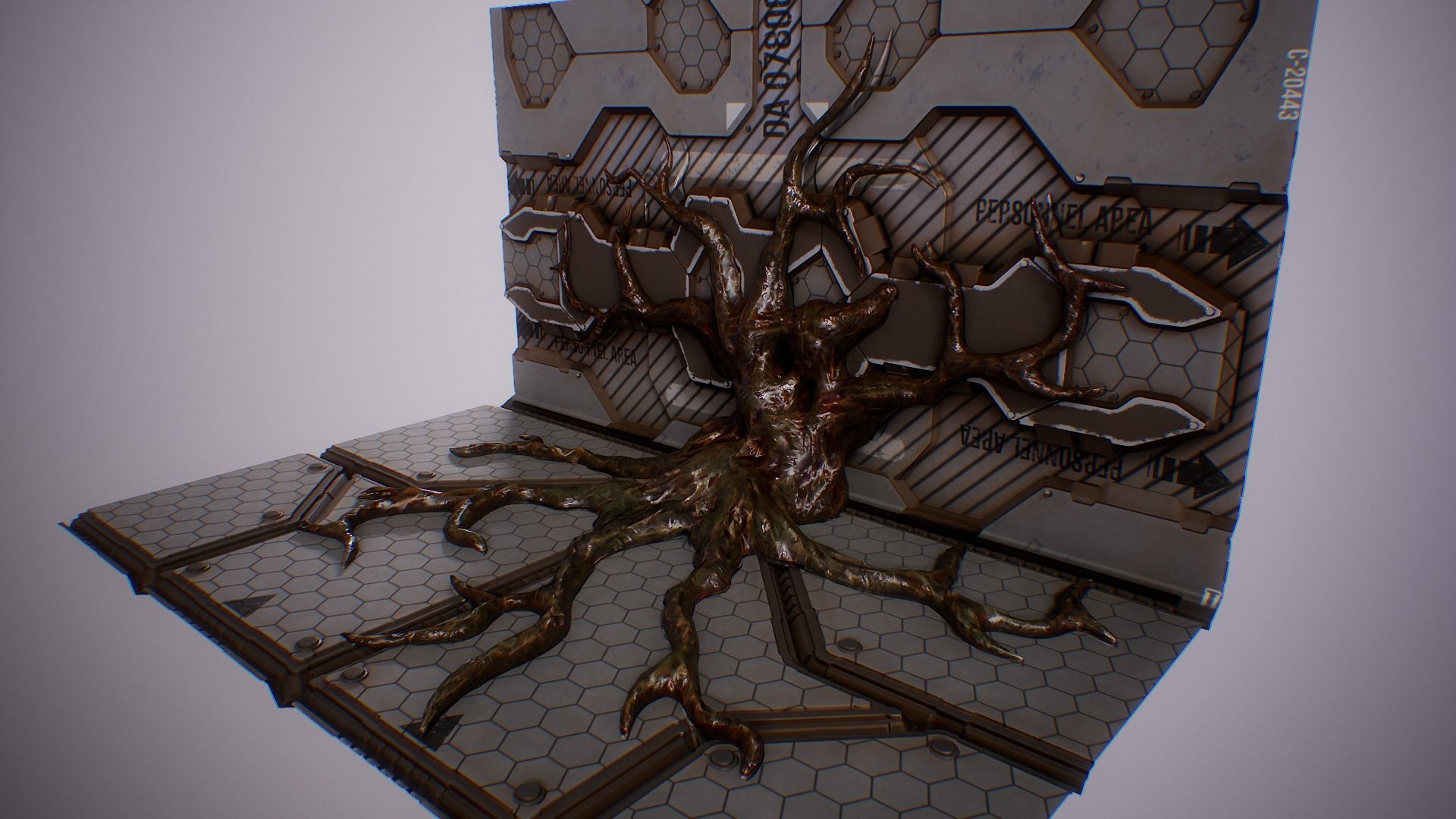 Ultimate Gore 2 - PBR Organic Growth Low-poly 3D model_4